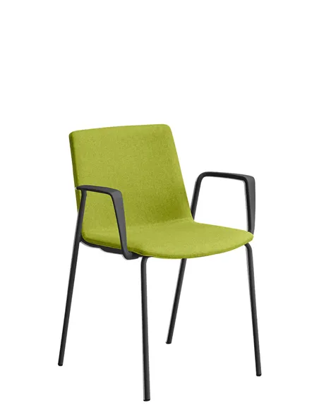 Крісло LD SEATING SKY FRESH 055-N1, BR для відвідувачів, на ніжках