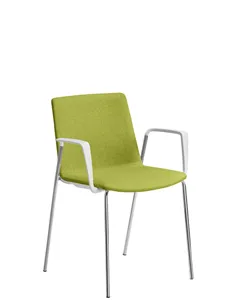 Кресло LD SEATING SKY FRESH 055-N1, BR для посетителей, на ножках 2