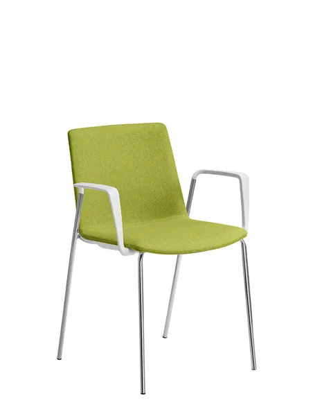 Крісло LD SEATING SKY FRESH 055-N1, BR для відвідувачів, на ніжках