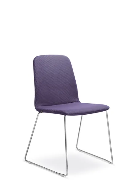 Кресло LD SEATING SUNRISE 152-Q, для посетителей, на полозьях
