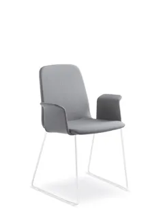 Кресло LD SEATING SUNRISE 152-Q, BR для посетителей, на полозьях 2