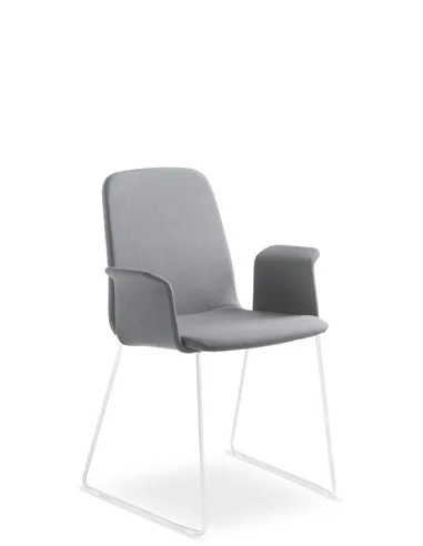 Кресло LD SEATING SUNRISE 152-Q, BR для посетителей, на полозьях