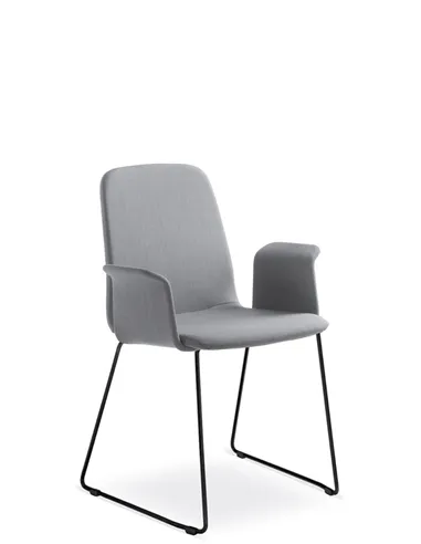 Кресло LD SEATING SUNRISE 152-Q, BR для посетителей, на полозьях