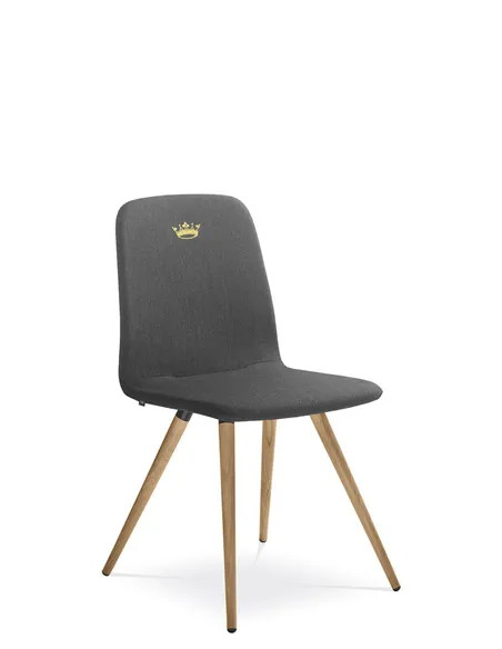 Крісло LD SEATING SUNRISE 152-D, для відвідувачів, на дерев'яних ніжках