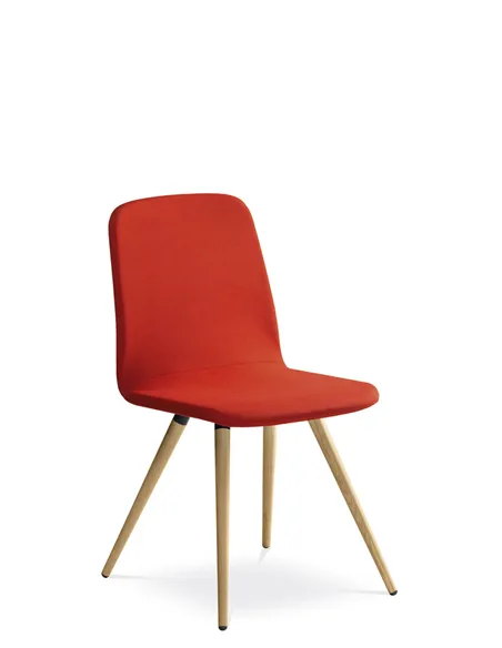 Крісло LD SEATING SUNRISE 152-D, для відвідувачів, на дерев'яних ніжках