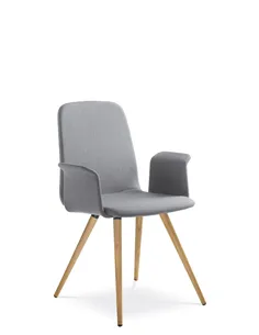 Кресло LD SEATING SUNRISE 152-D, BR для посетителей, на ножках