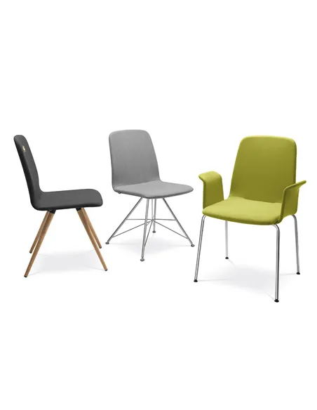 Кресло LD SEATING SUNRISE 152-D, BR для посетителей, на ножках