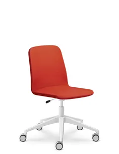 Кресло LD SEATING SUNRISE 152, F80 для посетителей, на алюминиевой крестовине, на колесах 2