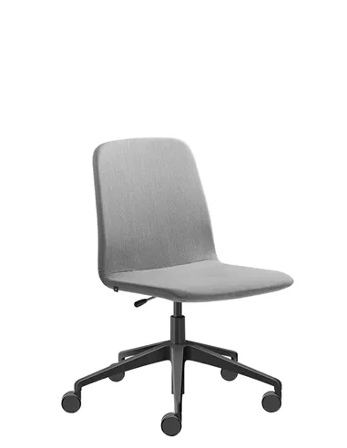 Кресло LD SEATING SUNRISE 152, F80 для посетителей, на алюминиевой крестовине, на колесах