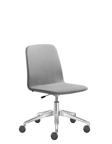 Кресло LD SEATING SUNRISE 152, F80 для посетителей, на алюминиевой крестовине, на колесах