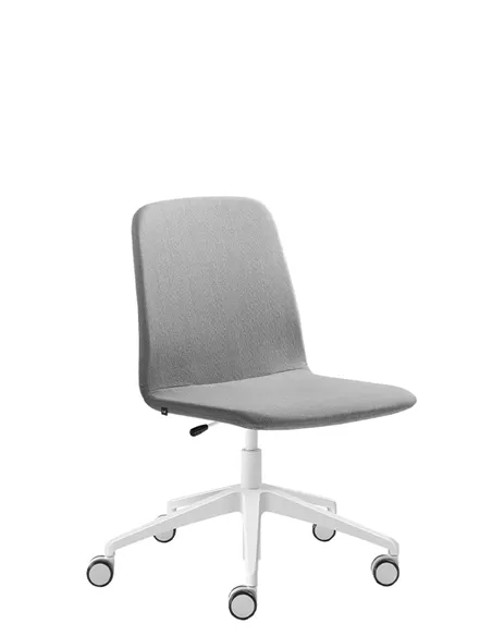 Кресло LD SEATING SUNRISE 152, F80 для посетителей, на алюминиевой крестовине, на колесах