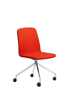 Кресло LD SEATING SUNRISE 152, F75 для посетителей, на алюминиевой крестовине, на колесах
