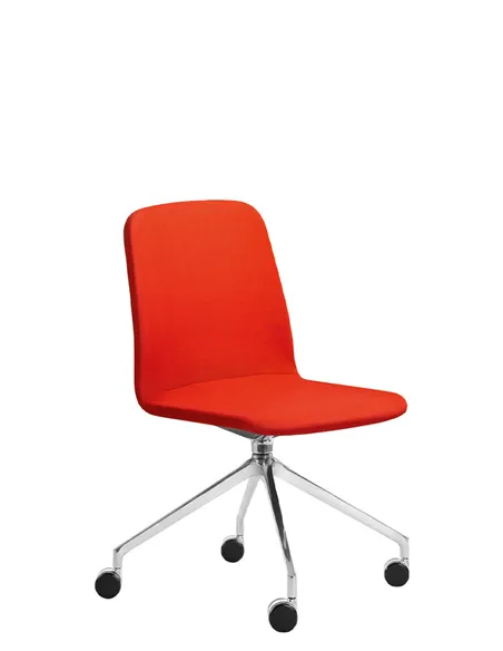 Крісло LD SEATING SUNRISE 152, F75 для відвідувачів, на алюмінієвій хрестовині, на колесах