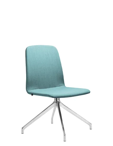 Крісло LD SEATING SUNRISE 152, F70 для відвідувачів, на алюмінієвій хрестовині