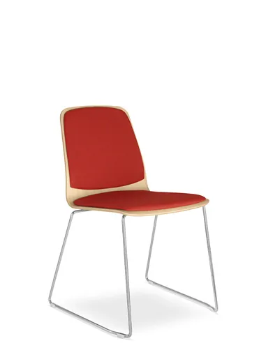 Крісло LD SEATING SUNRISE 151-Q, для відвідувачів, на полозах