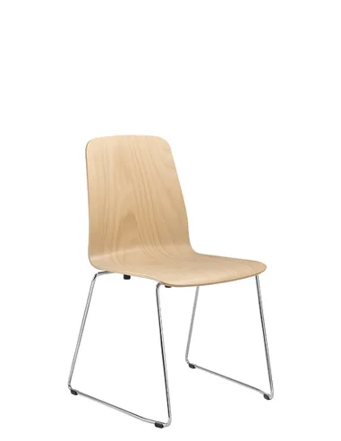 Крісло LD SEATING SUNRISE 150-Q-N4, для відвідувачів, на полозах