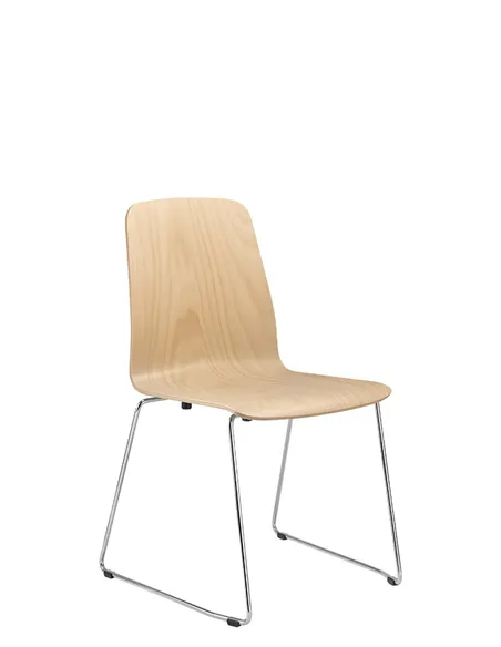 Крісло LD SEATING SUNRISE 150-Q-N4, для відвідувачів, на полозах