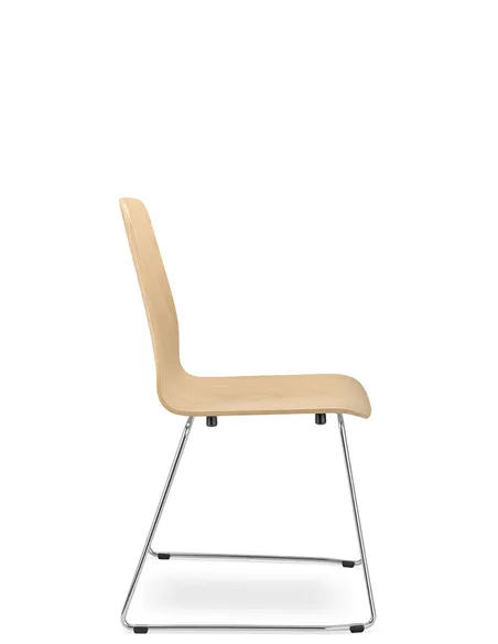Крісло LD SEATING SUNRISE 150-Q-N4, для відвідувачів, на полозах