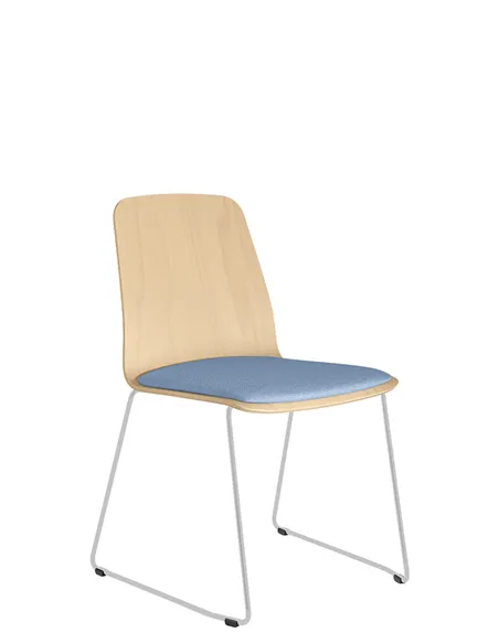 Крісло LD SEATING SUNRISE 150-Q-N4, для відвідувачів, на полозах