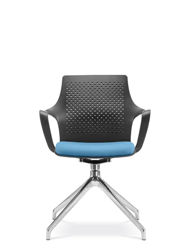 Крісло LD SEATING TARA 105-F75-N6 для відвідувачів, на алюмінієвій хрестовині