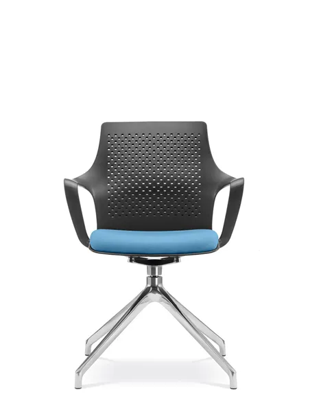 Крісло LD SEATING TARA 105-F75-N6 для відвідувачів, на алюмінієвій хрестовині