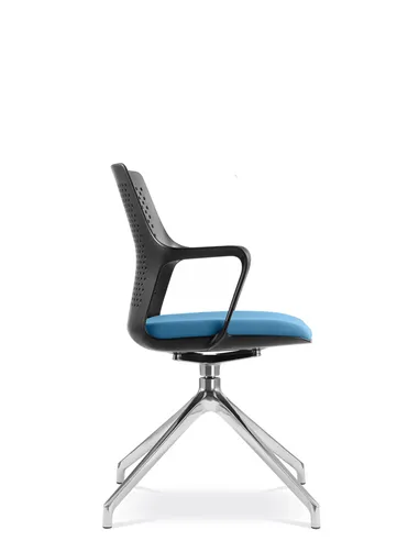 Крісло LD SEATING TARA 105-F75-N6 для відвідувачів, на алюмінієвій хрестовині