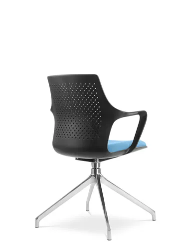 Крісло LD SEATING TARA 105-F75-N6 для відвідувачів, на алюмінієвій хрестовині