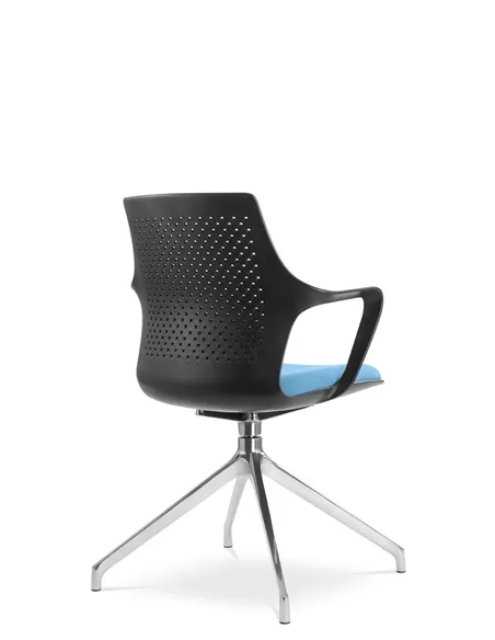 Крісло LD SEATING TARA 105-F75-N6 для відвідувачів, на алюмінієвій хрестовині