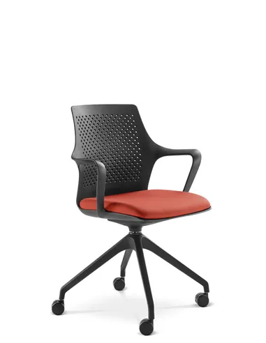 Кресло LD SEATING TARA 105-F95 для посетителей, на колесах