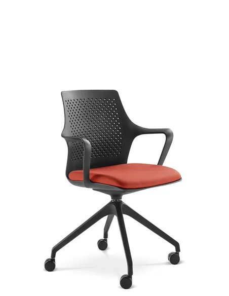 Кресло LD SEATING TARA 105-F95 для посетителей, на колесах