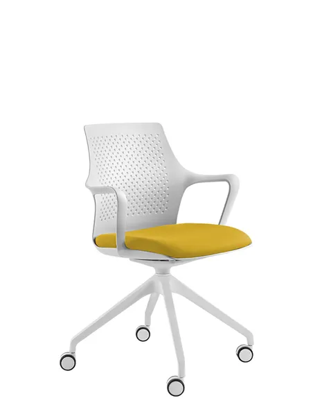 Кресло LD SEATING TARA 105-F95 для посетителей, на колесах