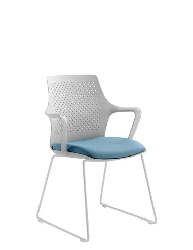 Кресло LD SEATING TARA 105-Q-N4 для посетителей, на полозьях