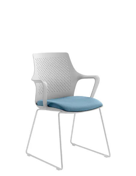 Кресло LD SEATING TARA 105-Q-N4 для посетителей, на полозьях