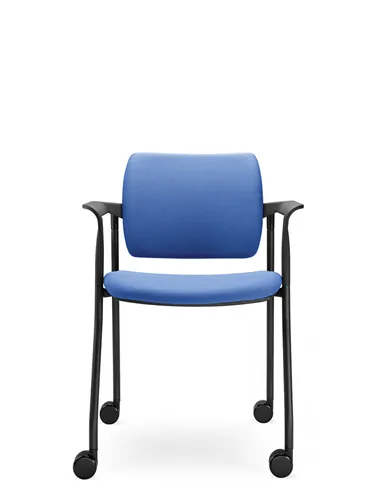 Кресло LD SEATING DREAM 110-N1, BR для посетителей, на колесах