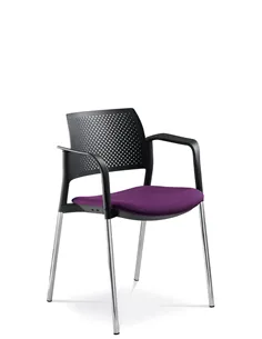 Кресло LD SEATING DREAM+ 100BL, BR для посетителей, на ножках