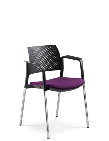 Кресло LD SEATING DREAM+ 100BL, BR для посетителей, на ножках