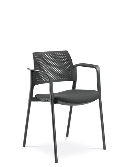 Кресло LD SEATING DREAM+ 100BL, BR для посетителей, на ножках