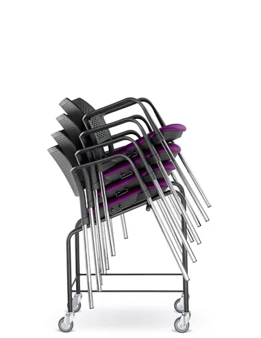 Кресло LD SEATING DREAM+ 100BL, BR для посетителей, на ножках