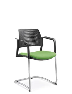 Кресло LD SEATING DREAM+ 101BL-Z, BR для посетителей, на полозьях