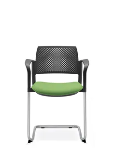Кресло LD SEATING DREAM+ 101BL-Z, BR для посетителей, на полозьях 2