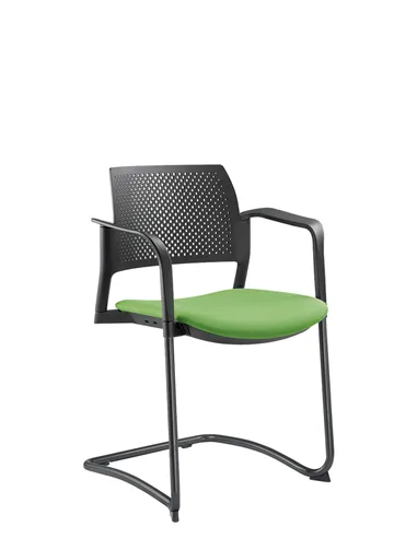 Кресло LD SEATING DREAM+ 101BL-Z, BR для посетителей, на полозьях