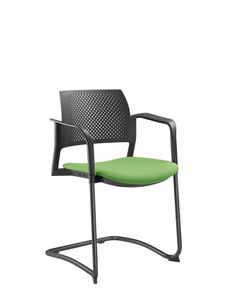 Кресло LD SEATING DREAM+ 101BL-Z, BR для посетителей, на полозьях