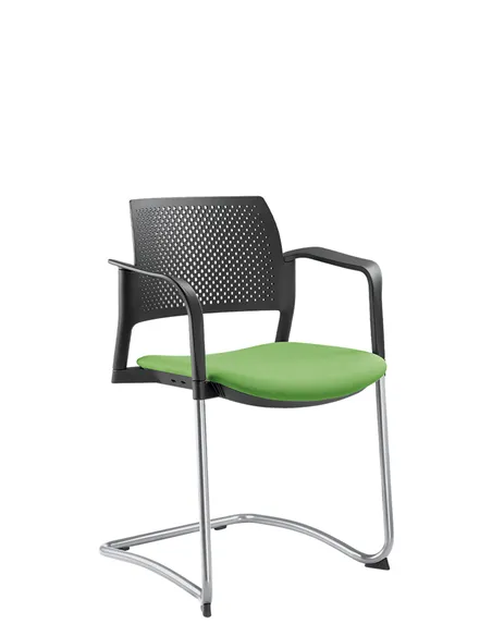 Кресло LD SEATING DREAM+ 101BL-Z, BR для посетителей, на полозьях
