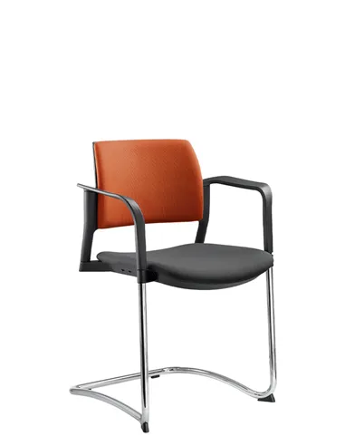 Кресло LD SEATING DREAM+ 104BL-Z, BR для посетителей, на полозьях