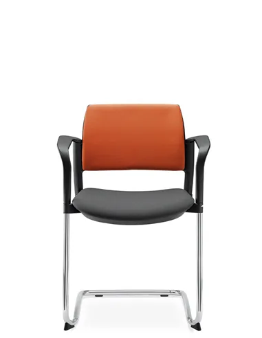 Кресло LD SEATING DREAM+ 104BL-Z, BR для посетителей, на полозьях