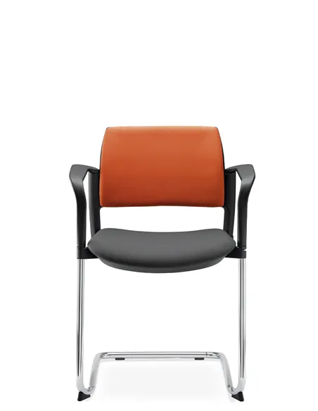 Кресло LD SEATING DREAM+ 104BL-Z, BR для посетителей, на полозьях