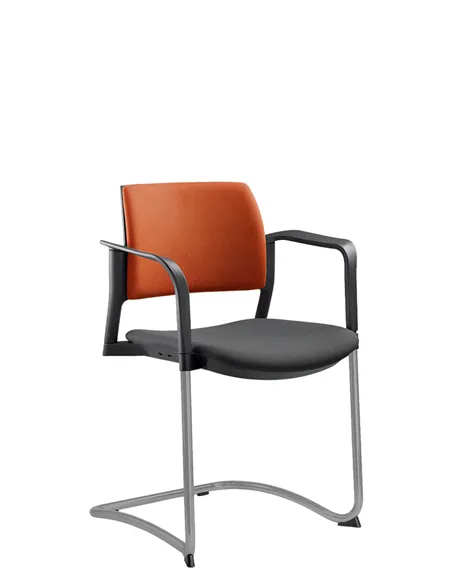 Кресло LD SEATING DREAM+ 104BL-Z, BR для посетителей, на полозьях
