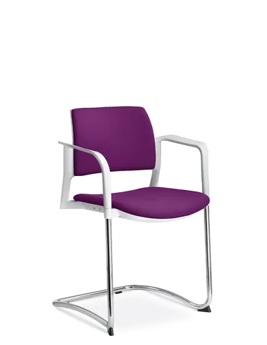 Кресло LD SEATING DREAM+ 104BL-Z, BR для посетителей, на полозьях