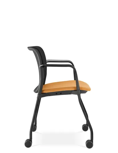 Крісло LD SEATING DREAM+ 512BL, BR для відвідувачів, на колесах