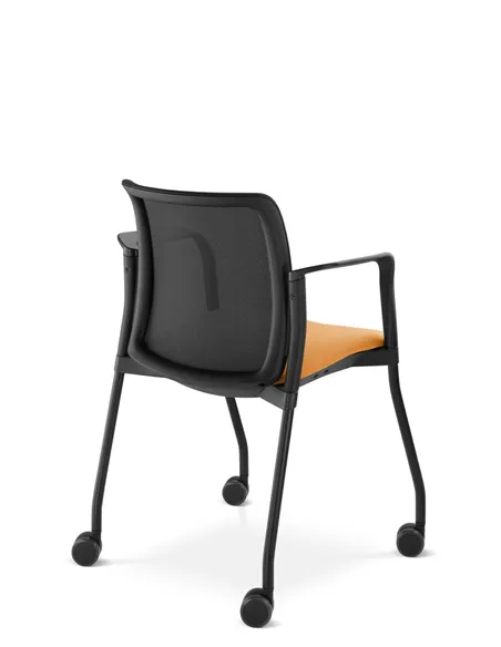Крісло LD SEATING DREAM+ 512BL, BR для відвідувачів, на колесах